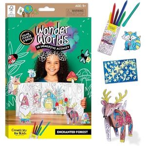 Wonder Worlds Enchanted Forest 3D Immersive Activity Kit Creativity For Kids‎
